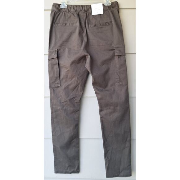 H&M Women's Olive Military Green Skinny Cargo Pants Size S Recycled Cotton blend - Picture 2 of 10